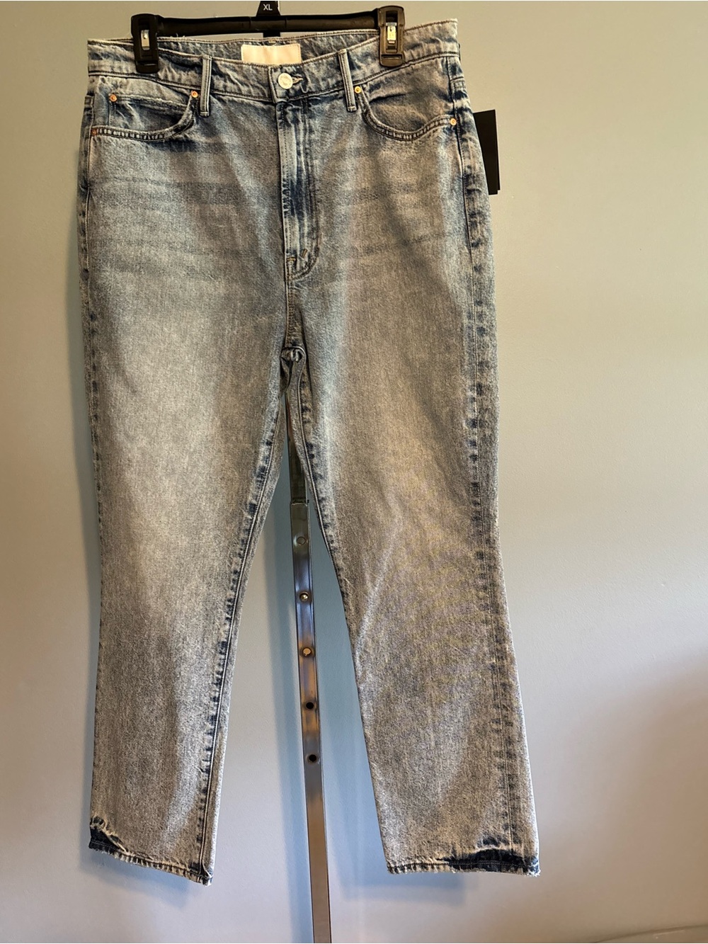 Mother Jeans Womens Size 33 The Swooner Rascal Ankle Jeans Signs and Symbols NWT